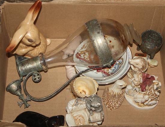 Beswick dog, etc